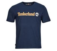 Timberland T-shirt Linear Logo Short Sleeve Tee in Marine EU M