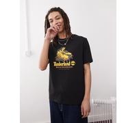 Timberland T-shirt con Grafica di Stivale sul Davanti Nera Taglia L Codice TB0A6DJ1001 Nero