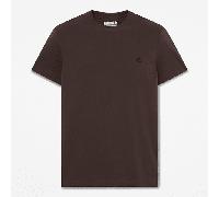 Timberland - T-shirt Slim a Maniche Corte Dunstan River da Uomo in marrone scuro, Uomo, marrone, Taglia: 3XL