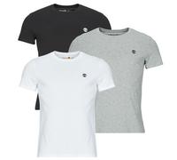 Timberland T-shirt SS 3xPack Basic Jersey Crew Tee Slim in Multicolore EU L