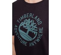 TIMBERLAND - T-shirt uomo in cotone fiammato con logo