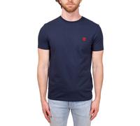 Timberland Ss Chest Tree Logo Jersey Slim Tee T-shirt, Blu, XL Uomo
