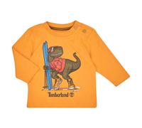 Timberland T-shirts a maniche lunghe TEE-SHIRT MANCHES LONGUES T60253 in Giallo 12 mesi