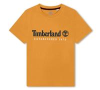 Timberland T60212 Maglietta da ragazzo, Colore stivali gialli, 4 anni