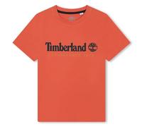 Timberland T60212 Maglietta da ragazzo, Colore Tangelo, 5 anni