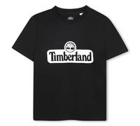 Timberland T60212 Maglietta da ragazzo, Nero/Bianco, 4 anni