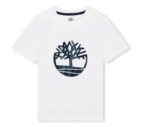 Timberland T60213 Maglietta da ragazzo, Bianco, 5 anni