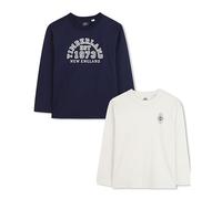 Timberland T60539 Maglietta da ragazzo, Bleu indigo, 4 anni