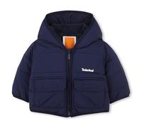 Timberland T60590 Giacca con cappuccio da bambino, Bleu indigo, 9 mesi