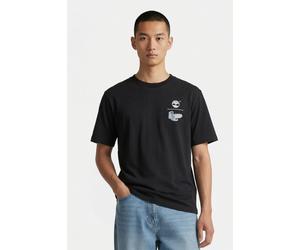Timberland Take A Hike Back Graphic Ss Tee Black Taglia: M | T-shirt stampate Outlet | Uomo | Nero