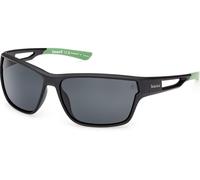 Timberland TB00001 02D Polarized, Polarizzato, Nero, Plastic, Uomini occhiali da sole 65