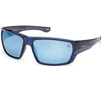 Timberland Uomo TB00002 90D Occhiali da sole Iniettato Blu Fumo Squadrata Polarizzata