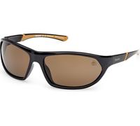 Timberland TB00035 01H Polarized, Polarizzato, Nero, Plastic, Uomini occhiali da sole 67
