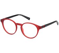 Timberland Uomo TB1826 67 Montature da vista Iniettato Rosso Rotonda Normale