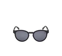 Timberland Uomo TB9323 02D Occhiali da sole Iniettato Nero Fumo Rotonda Polarizzata