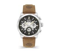Timberland Orologio Analogueico Quarzo Uomo con Cinturino in Pelle TDWGF2200704