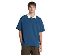 Timberland Textured Polo Dark Denim Taglia: S | Polo Outlet | Uomo | Blu