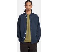 Timberland TFO Cotton/Lino Long Camicia con maniche 0A2DR9 M Rosso