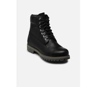 Timberland Stivale impermeabile da uomo, 15,2 cm, con lacci, nero, largo 42 cm