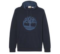 Timberland Tree Logo Hoodie - Uomo Pullover Con Cappuccio Blu TB0A626U-433 NUOVO