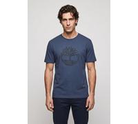 Timberland Tree Logo Short Sleeve Tee Dark Blue Taglia: M | Magliette basic Outlet | Uomo | Blu