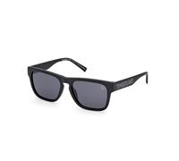 Timberland Unisex TB00011 02D Occhiali da sole Iniettato Nero Fumo Squadrata Polarizzata