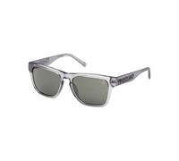 Occhiali Timberland TB00011 grigio brillante lenti verdi junior