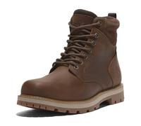Timberland Uomo Britton Road 7-eye Moc Toe Boot Mens Fashion Boot, Nero pieno fiore, 47.5 EU