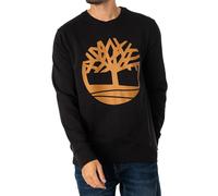 Timberland Uomo Felpa con logo Core Tree, Nero