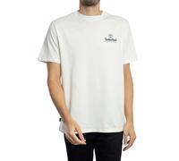 Timberland Uomo Maglietta con logo dell'albero illustrato, bianca