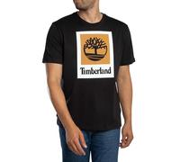 Timberland Uomo Maglietta grafica corta colorata, Nero