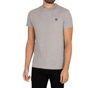 Timberland SS Dun-River Crew T Maglietta Uomo, Med Gry Heather, L