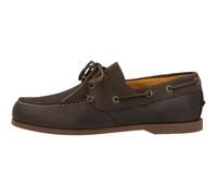 Timberland Uomo Scarpe da Barca in Pelle Cedar bay, Dark Brown, 43.5 EU