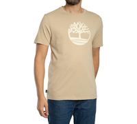 Timberland Uomo T-shirt con logo ad albero, Beige