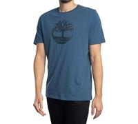 Timberland T-Shirt da Uomo con Logo Ad Albero Kennebec River Blu Taglia L Cod A2C2R288 - 9M Blu