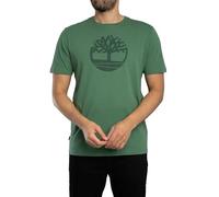 Timberland Uomo T-Shirt con Logo Ad Albero, Green, XL