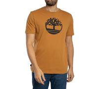 Timberland Uomo T-shirt con logo ad albero, Marrone