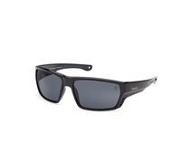 Timberland Uomo TB00002 01D Occhiali da sole Iniettato Nero Fumo Squadrata Polarizzata