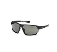Timberland Uomo TB9309 02R Occhiali da sole Iniettato Nero Verde Squadrata Polarizzata
