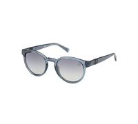 Timberland Uomo TB9323 92D Occhiali da sole Iniettato Blu Grigio Rotonda Polarizzata