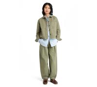 Timberland Utility Cotton Linen Shacket Medium Grey Taglia: L | Giacche Outlet | Donna | Bianco
