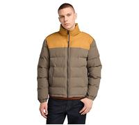 Giacca Timberland Welch Mountain Puffer marrone giallo - L