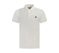 Timberland White Cotton Men Polo Shirt - S
