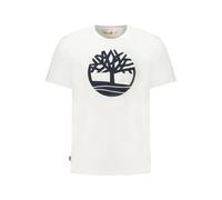 Timberland White Cotton Men T-Shirt - S