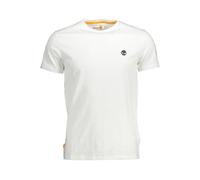 Timberland White Organic Cotton Men T-Shirt - S