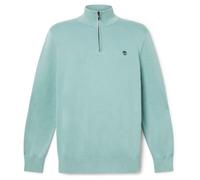 Timberland - Williams River Cotton YD 1/4 Zip Sweater - Maglione L turchese