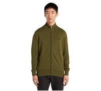 Timberland Williams River Cotton Yd Full Zip Sweater Dark Olive Taglia: L | Outlet | Uomo | Verde