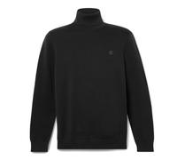 Timberland Williams River, Maglione in Cotone con Collo a Lupetto da Uomo (IT, Testo, S, Regular, Regular, Nero)