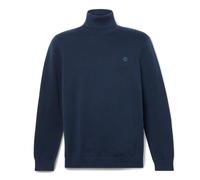 Timberland Williams River, Maglione in Cotone con Collo a Lupetto da Uomo (IT, Testo, XXL, Regular, Regular, Blu)