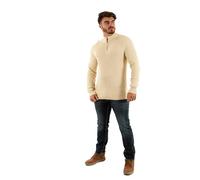 Timberland - Williams River Textured 1/4 Zip Sweater - Maglione L beige